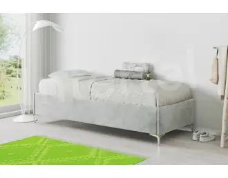 DIEGO SL 01 pojedyncze łóżko pod panele tapicerowane 80x200 ze stelażem, bez pojemnika